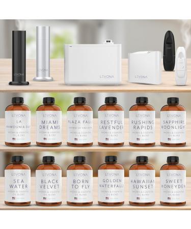 Levona Scent Essential Oil - Fresh Aroma for Home Office Hotel & Spa Perfect in Humidifiers and Diffusers Luxury Fragrance with Coastal Breeze & Citrus Notes - 700ml/ 23 fl oz Blue Tranquility - Buy Online on GoSupps.com