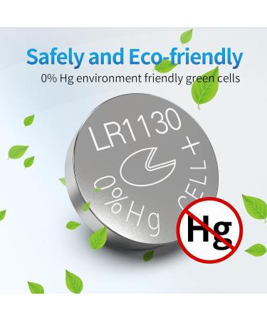AG10 LR1130 389 189 LR54 390 11131 SR1130W Alkaline 1.5V Button Coin Cell Battery for Watch Thermometer Calculator Batteries 20pcs - Buy Online on GoSupps.com