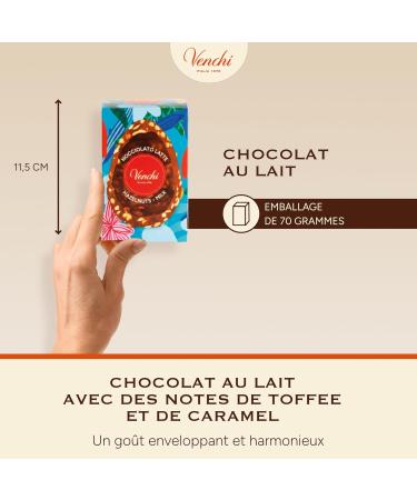 Venchi - uf Mignon au Chocolat au Lait Noiset 70 Gr avec clats de "Noisettes du Pi mont" Sans Gluten Collection de P ques Venchi Id e Cadeau - Buy Online on GoSupps.com