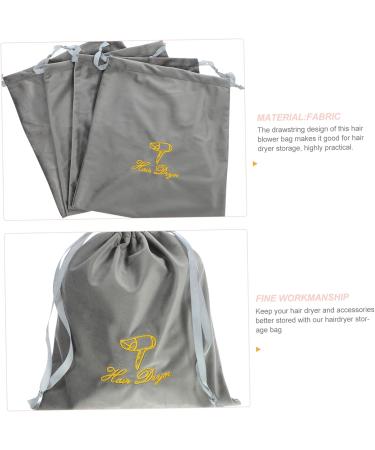 MUSISALY 4pcs Large Drawstring Bag Hair Dryer Bag for Travel Drawstring Storage Bags Fabric - Buy Online on GoSupps.com