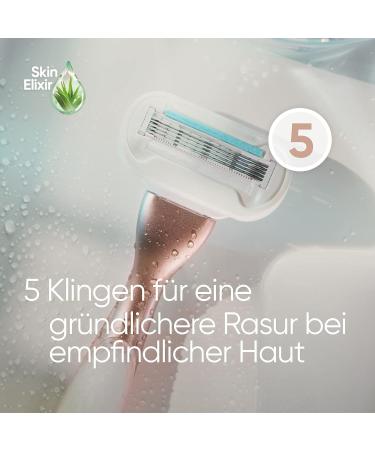 Buy Gillette Venus Deluxe Smooth Sensitive Rosegold Women's Razor + 1 Blade | Fast International Shipping - Buy Online on GoSupps.com