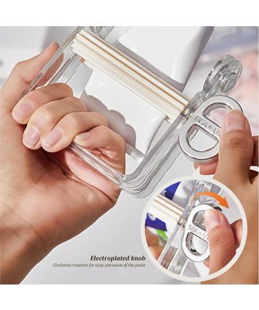 Toothpaste Squeezer Roller 2Pcs Plastic Toothpaste Tube Squeezer Toothpaste Dispenser Toothpaste Tube Squeezer with Rotatable Handle Toothpaste Seat Holder Stand Puts an End to Waste - Buy Online on GoSupps.com
