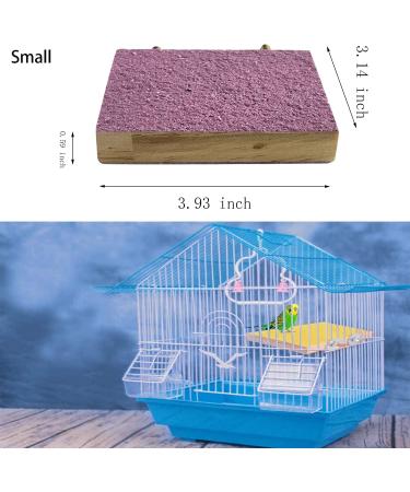 WANBAO Bird Perch Stand Grinding Paw Natural Wood Platform - Mixed Colors - Buy Online on GoSupps.com