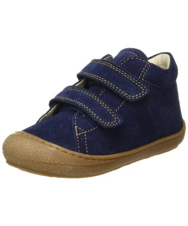 Naturino Cocoon VL-Leather First-Steps Shoes 1.5 UK Child Navy Pumpkin