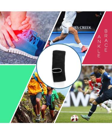 NEOTech Care Ankle Support Sleeve - Open Heel, Medium Compression, Breathable Fabric - Black, Size M - For Men, Women, Kids - 1 Unit - Buy Online on GoSupps.com