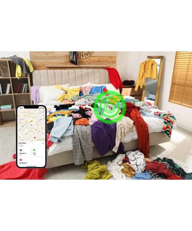 4-Pack Leather AirTag Key Chain Holder - Ultra Tracker Case with Loop Key Ring for Apple AirTags - PU Cover for Wallet/Luggage/Pets - Black/Blue/Brown/Red - Buy Online on GoSupps.com