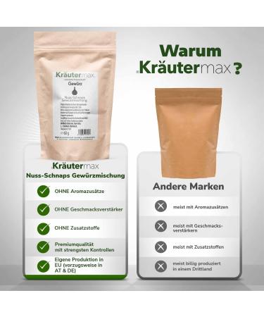 Herbal Max Kr utermax Nut schnapps herbs nut schnapps to start make your own gin with nut schnapps herbs nut schnapps for 2 liters of nut schnapps per package starter mixture 10 x 60 g - Buy Online on GoSupps.com