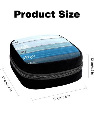 GIAPB Period Bag - Sanitary Napkin Storage and Makeup Pouch in Beach Color4153 - Buy Online on GoSupps.com