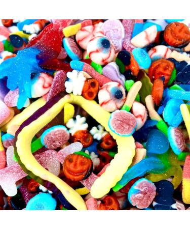 Halloween Pick & Mix Sweets Scary Horror Trick or Treat Sweets - Random Mixed Halloween Sweets (1kg) - Buy Online on GoSupps.com