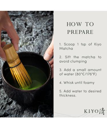 Kiyo Matcha Classic Grade Ceremonial Uji Matcha - Pure Japanese First Harvest Ceremonial Grade Matcha Green Tea Powder from Uji Japan (100g/3.5oz) - Buy Online on GoSupps.com