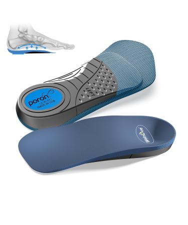 Arthritis Support Insert Insoles for Women - Welnove Reinforced Arch Orthotic Shoe Insoles for Osteoarthritis Pain in Feet Knees HIPS Plantar Fasciitis - Heel Cushion Inserts for Women Shoe 6-10