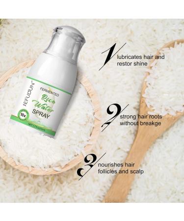 Hair Growth Serum | Rice Water Spray for Women | Natural Hair Moisturizer & Conditioner | Effective Hair Loss Treatment - 1.7 fl.oz - Buy Online on GoSupps.com