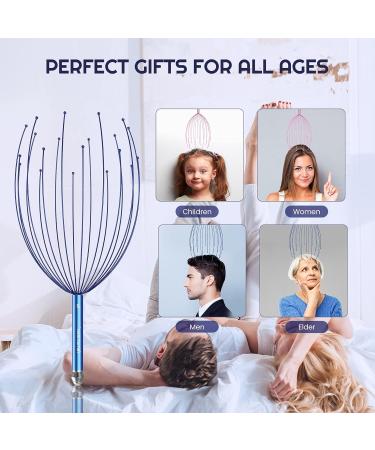 2-in-1 Head Massager & Acupuncture Device - 20-Finger Hand Massage for Deep Relaxation & Better Sleep | International Shipping Available - Buy Online on GoSupps.com