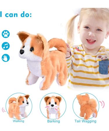 WorWoder Plush Shiba Inu Toy Puppy - Interactive Electronic Pet Dog for Kids - Buy Online on GoSupps.com