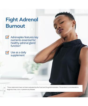 Adrenaplex - 60 Capsules | Adrenal Gland Function Supplement | Supports Healthy Adrenal Function & Balanced Mood - Buy Online on GoSupps.com