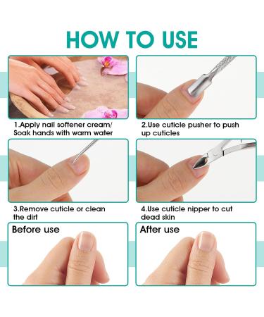 Giantree 4Pcs Nail Care Kit - Professional Manicure Tools for Fingernails and Toenails - Buy Online on GoSupps.com