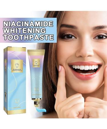 Sbyzm Niacinamide whitening toothpaste 100 g for sensitive teeth natural cleaning and whiter teeth mild whitening toothpaste for daily use - Buy Online on GoSupps.com