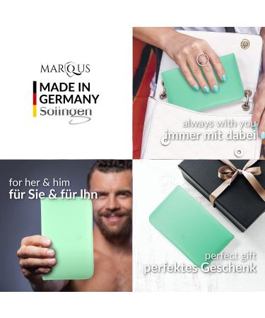 Solingen Manik r Set 12 Party - Premium Nail Set for Men & Women | Complete Manicure & Pedicure in Mint Synthetic Leather Etui - Buy Online on GoSupps.com