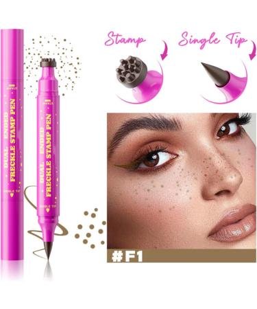 Freckles Marker Makeup Dots Marker Waterproof Long Lasting 2In1 Fake Freckles Stamps Eyeliner for Women Girls Beauty Cosplay Face Painting Tool - Buy Online on GoSupps.com