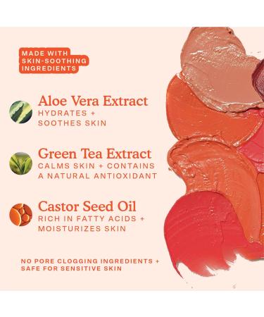 BeachPlease Tinted Balm RUSH HOUR in Sun-Kissed Peach | Dewy Finish | Multi-Purpose Cheek and Lip Cream Blush - Buy Online on GoSupps.com