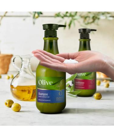 Pure Olive Oil Clarifying Shampoo & Conditioner Set | Hydrating Formula with Shea & Argan Oil for Dry Damaged Hair | Hair Growth for Women & Men - Shop Internationally - Buy Online on GoSupps.com