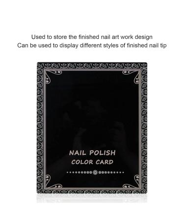 84-Color Nail Tip Display Book | Portable Nail Color Card for Nail Art Studios | Perfect Nail Supply Material - Buy Online on GoSupps.com