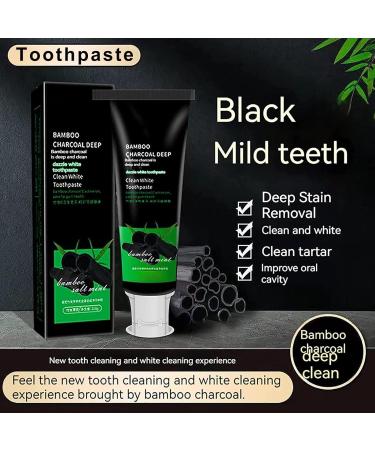GeRRiT Yan Jiayi Bamboo Charcoal Deep Cleaning Toothpaste Activated Charcoal Deep Cleaning Toothpaste Removes Tooth Stains and Freshens Breath - Buy Online on GoSupps.com