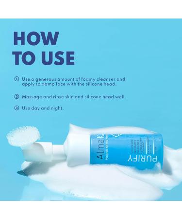 Alma K Pore Cleansing Foaming Mousse - Gentle Face Cleanser for Women - Hydrating Facial Cleanser with Salicylic Acid - Face Wash for Women - 3.7 Fl oz - Buy Online on GoSupps.com