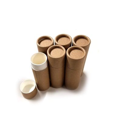 Empty Cardboard Deodorant Containers - Push-up style top-fill reusable and biodegradable 1.0 oz (15-Pack) Brown 15 Count (Pack of 1) Brown - Buy Online on GoSupps.com