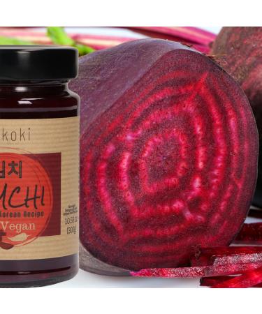 Buy Bakoki KIMCHI Hot Original Korean Recipe with Beetroot - 2x300g Pack for Authentic Flavor and Health Benefits - Buy Online on GoSupps.com