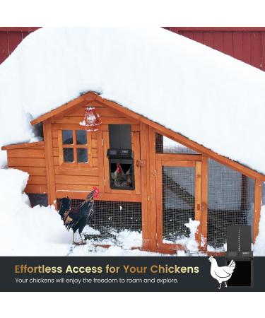 PUPIHOM Chicken Door - High-Quality Accessory for Coops | Buy Online Now - Buy Online on GoSupps.com