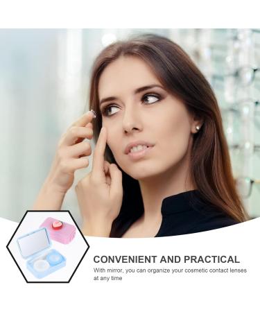 Partykindom 5 STK Waterproof Contact Lens Container - Pearl Housing & Carrier Bag - Buy Online on GoSupps.com