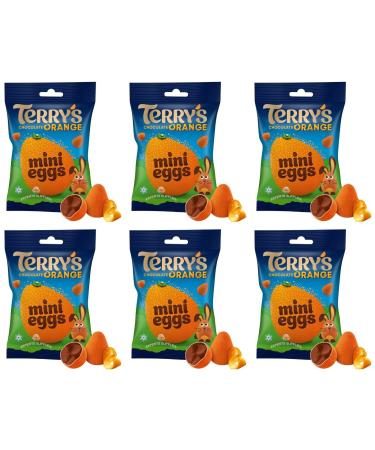 6x Easter Terrys Chocolate Orange Mini Eggs 80g Easter Chocolate Bundle For Women Men and Kids By Experts Supplies
