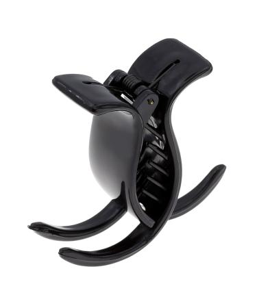 Camila Paris NV07 French Hair Clip for Women  Black 3 Teeth Ponytail Holder  Girls Hair Claw Clips Jaw Fashion Durable Styling Hair Accessories for Women  Strong Hold No Slip Grip  Made in France