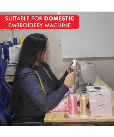 Super B 40wt Polyester Embroidery Thread 5000m - Coral 505 | Pack of 1 - Buy Online on GoSupps.com