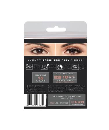 Eylure Luxe Cashmere No. 6 False Lashes with Adhesive - 1 Pair | Long-Lasting Glamorous Eyelashes - Buy Online on GoSupps.com