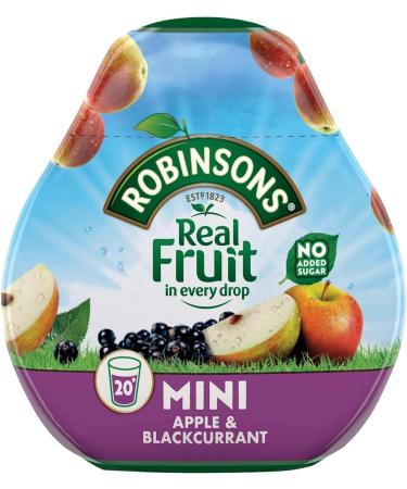 Robinsons Mini 2-Flavour Bundle - Apple & Blackcurrant, Orange - No Added Sugar, Low Calorie 4 x 66ml - Buy Online on GoSupps.com