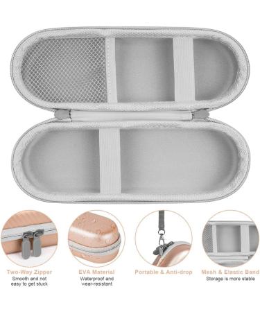 LOPHE Electric Toothbrush Travel Case Dustproof Toothbrush Storage Holder Portable Toothbrush Protective Cover Bag Electric Toothbrush Case Container for Business Camping Travel (Gold) - Buy Online on GoSupps.com
