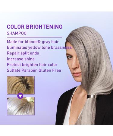 Crsetmyth Shampoo AntiGel Stitches 2 Pieces Intensive Silver Anti Gel Stitches Toning Violet ColorConfirming Shampoo Color Retaining For Blonde And Gray Hair For The Neutralization Of Gels - Buy Online on GoSupps.com