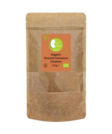 Organic Cinnamon Ground (Ceylon) - Certified Organic - by Busy Beans Organic (250g)