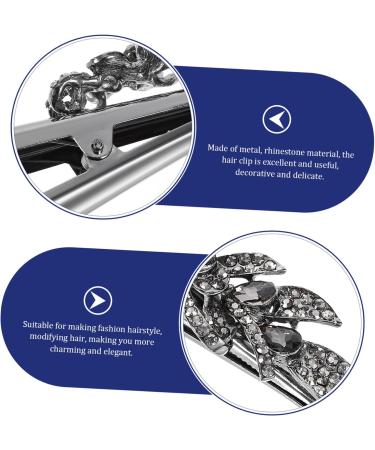 minkissy Large Hair Clip rhinestone hair accessories headgear hair accessories girl hair accessories vintage duckbilled hair clip women hair clip rhinestones clip hairpin large horn clip - Buy Online on GoSupps.com