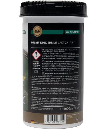 Dennerle Shrimp King Shrimp Salt GH/KH+ 1kg - Buy Online on GoSupps.com
