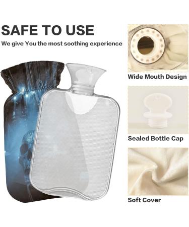 Naanle Haunted Castle Halloween Skull Hot Water Bottle | 1L Hand & Foot Warmer for Pain Relief | Premium Heat & Cold Therapy Solution - Buy Online on GoSupps.com