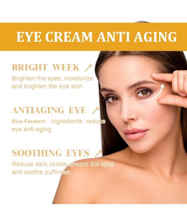 Rice Eye Cream For Dark Circles And Puffy Eyes Rice Eye Cream Anti Aging Eye Cream With Natural Rice Extract Brightens Under Eye Diminishing Deep Wrinkles Suitable For All Skin Types - Buy Online on GoSupps.com