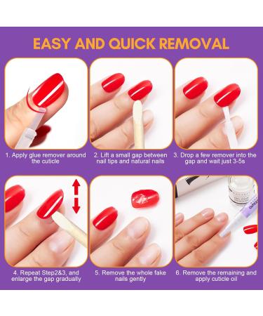 Makartt Nail Glue Remover Set with Dehydrator for Nails - Buy Online on GoSupps.com