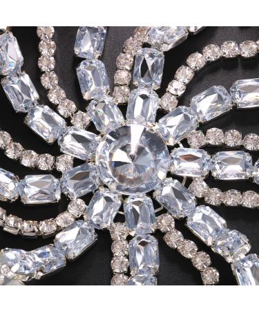 STONEFANS Vintage 1920s Rhinestone Head Chain Hairpiece for Women - Silver - Buy Online on GoSupps.com
