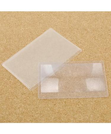 10 PCS Credit Card Sized Magnifying Lenses3xMagnifier Magnification Magnifying Fresnel Lens Superior Quality and Creative Medium - Buy Online on GoSupps.com