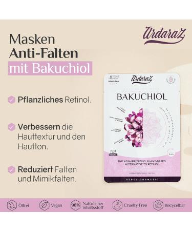 Ardaraz Anti-Folding & Moisture Face Masks - 5-Pack with Bakuchiol | Deep Hydration & Immediate Results | International Shipping Available - Buy Online on GoSupps.com