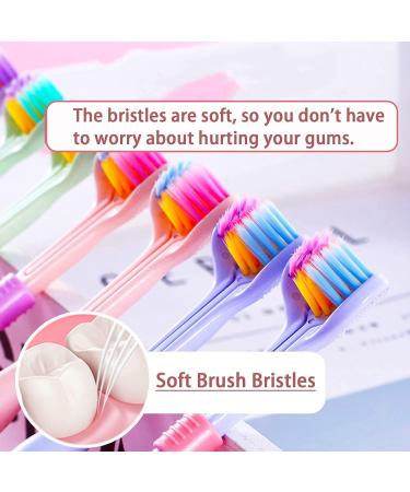3-Page Toothbrush Set for Adults & Children | Effective Winding Design for Deep Cleaning Teeth & Gums (4 Pieces) - Buy Online on GoSupps.com