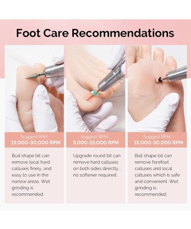 MelodySusie 5.0MM Ball Shape Pedicure Bit - Extra Coarse 3/32 Carbide Tungsten Tool for Callus Removal & Nail Preparation | Beginners Rose Gold Series Bit-S - Buy Online on GoSupps.com